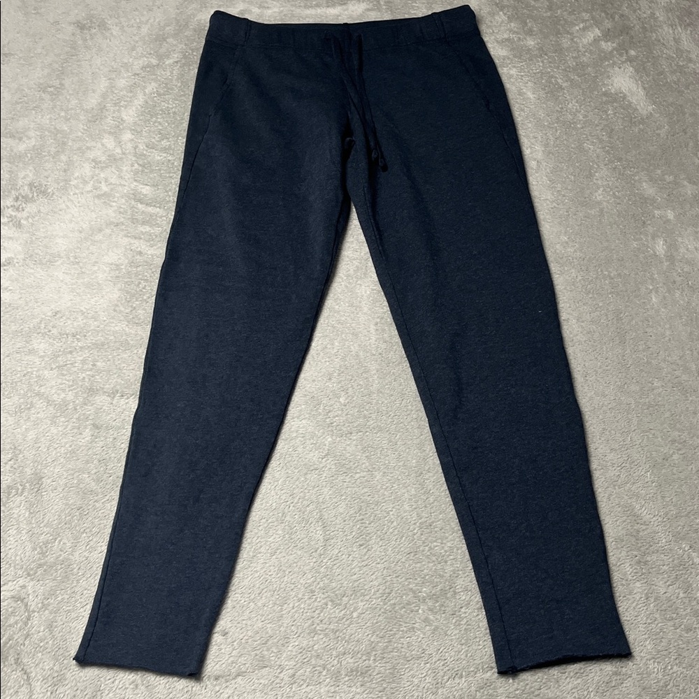 NEW Frank & Eileen XS Cotton Spandex Navy Blue‎ Jogger Sweatpants Made in USA